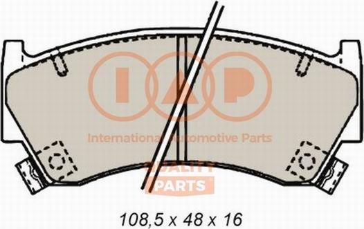 IAP QUALITY PARTS 704-13088 - Тормозные колодки, дисковые, комплект unicars.by