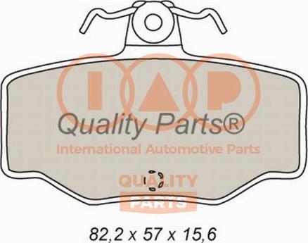 IAP QUALITY PARTS 704-13083 - Тормозные колодки, дисковые, комплект unicars.by