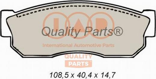 IAP QUALITY PARTS 704-13176 - Тормозные колодки, дисковые, комплект unicars.by