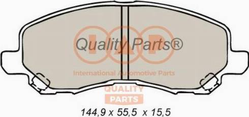 IAP QUALITY PARTS 704-12093X - Тормозные колодки, дисковые, комплект unicars.by