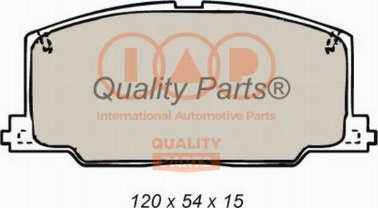 IAP QUALITY PARTS 704-17095 - Тормозные колодки, дисковые, комплект unicars.by