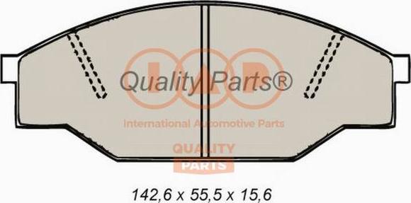 IAP QUALITY PARTS 704-17061 - Тормозные колодки, дисковые, комплект unicars.by