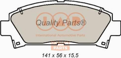 IAP QUALITY PARTS 704-17081X - Тормозные колодки, дисковые, комплект unicars.by