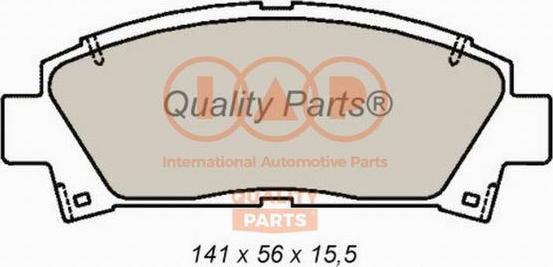 IAP QUALITY PARTS 704-17081 - Тормозные колодки, дисковые, комплект unicars.by