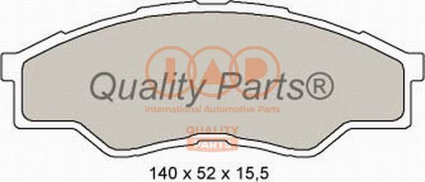 IAP QUALITY PARTS 704-17160 - Тормозные колодки, дисковые, комплект unicars.by