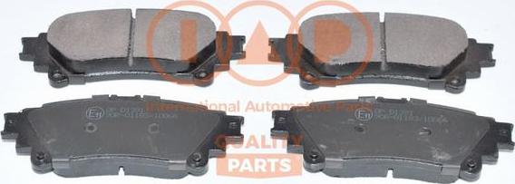 IAP QUALITY PARTS 704-17135X - Тормозные колодки, дисковые, комплект unicars.by