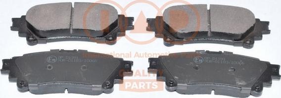 IAP QUALITY PARTS 704-17135 - Тормозные колодки, дисковые, комплект unicars.by