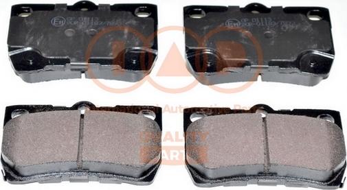 IAP QUALITY PARTS 704-17123 - Тормозные колодки, дисковые, комплект unicars.by