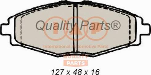 IAP QUALITY PARTS 704-20060X - Тормозные колодки, дисковые, комплект unicars.by