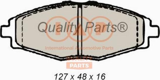 IAP QUALITY PARTS 704-20062G - Тормозные колодки, дисковые, комплект unicars.by