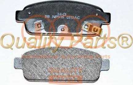 IAP QUALITY PARTS 704-20102X - Тормозные колодки, дисковые, комплект unicars.by