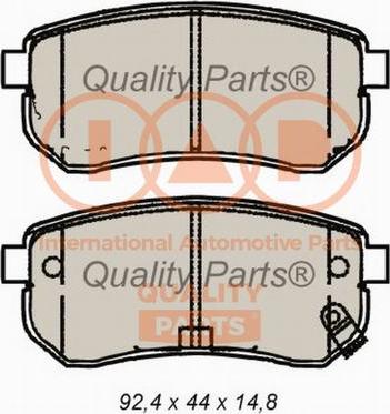 IAP QUALITY PARTS 704-21091X - Тормозные колодки, дисковые, комплект unicars.by