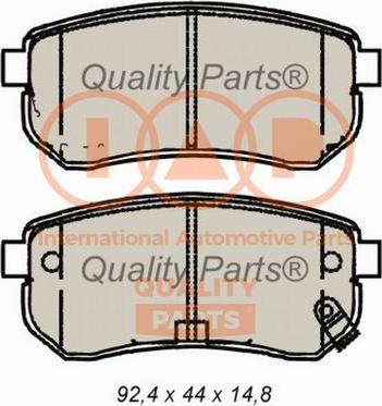 IAP QUALITY PARTS 704-21091 - Тормозные колодки, дисковые, комплект unicars.by