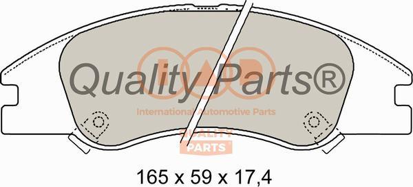 IAP QUALITY PARTS 704-21042G - Тормозные колодки, дисковые, комплект unicars.by