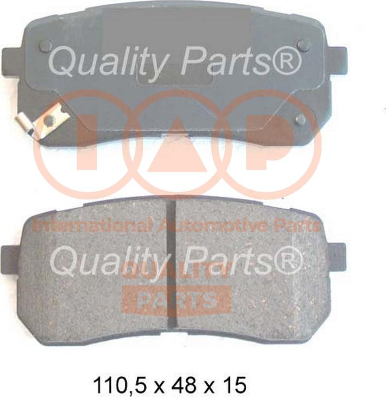 IAP QUALITY PARTS 704-21054G - Тормозные колодки, дисковые, комплект unicars.by