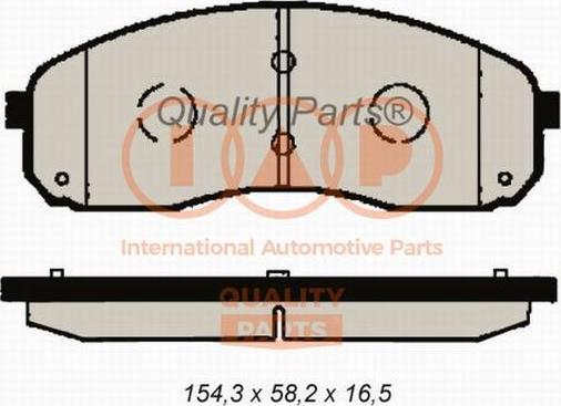 IAP QUALITY PARTS 704-21052X - Тормозные колодки, дисковые, комплект unicars.by