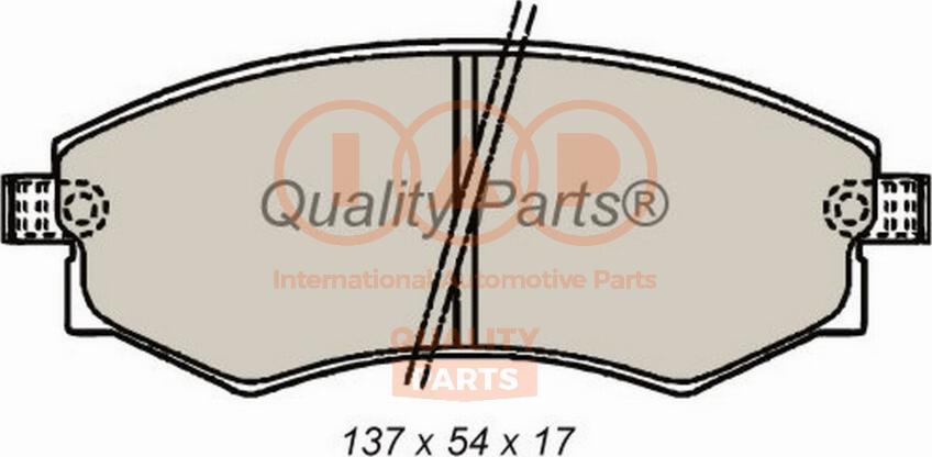 IAP QUALITY PARTS 704-21065G - Тормозные колодки, дисковые, комплект unicars.by