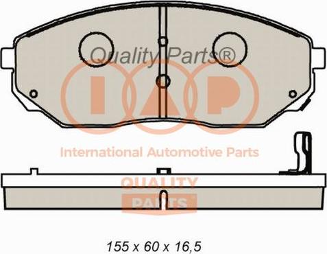 IAP QUALITY PARTS 704-21083 - Тормозные колодки, дисковые, комплект unicars.by