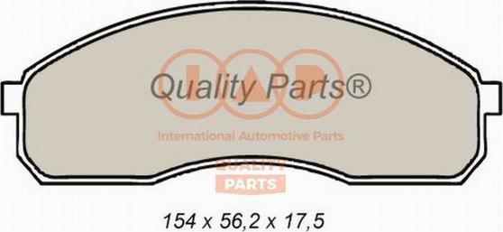 IAP QUALITY PARTS 704-21082 - Тормозные колодки, дисковые, комплект unicars.by