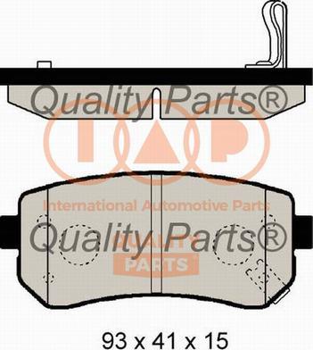 IAP QUALITY PARTS 704-21073X - Тормозные колодки, дисковые, комплект unicars.by