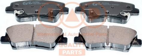 IAP QUALITY PARTS 704-21177 - Тормозные колодки, дисковые, комплект unicars.by