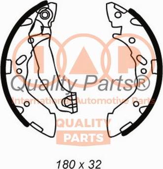 IAP QUALITY PARTS 705-07090 - Комплект тормозных колодок, барабанные unicars.by