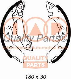 IAP QUALITY PARTS 705-07050 - Комплект тормозных колодок, барабанные unicars.by