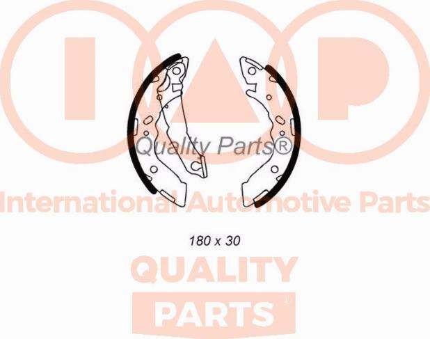 IAP QUALITY PARTS 705-07050 - Комплект тормозных колодок, барабанные unicars.by