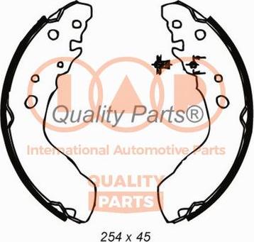 IAP QUALITY PARTS 705-16052 - Комплект тормозных колодок, барабанные unicars.by