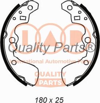 IAP QUALITY PARTS 705-16062 - Комплект тормозных колодок, барабанные unicars.by