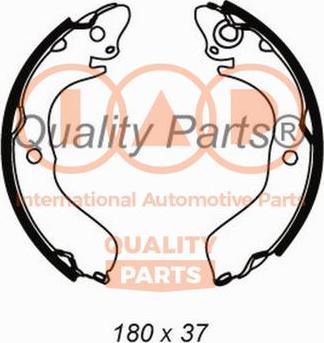 IAP QUALITY PARTS 705-12090 - Комплект тормозных колодок, барабанные unicars.by