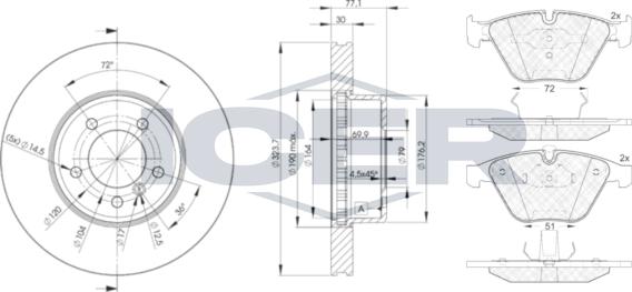 Icer 31577-3221 - Дисковый тормозной механизм, комплект unicars.by