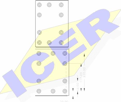 Icer 21 9908 00 - Комплект тормозных башмаков, барабанные тормоза unicars.by