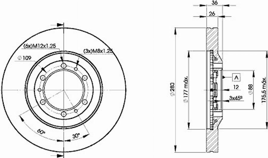 Icer 78BD9050 - Тормозной диск unicars.by