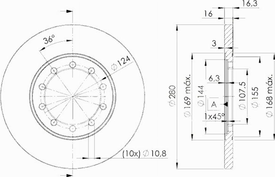 Icer 78BD5631 - Тормозной диск unicars.by