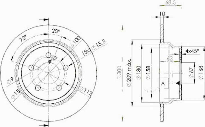 Icer 78BD0413 - Тормозной диск unicars.by