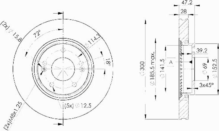 Icer 78BD0580 - Тормозной диск unicars.by