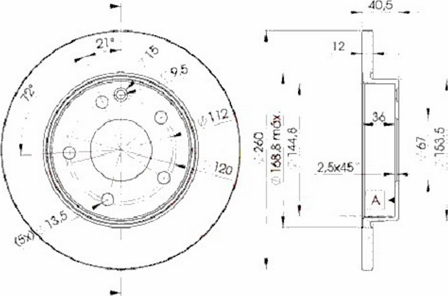 Icer 78BD0112 - Тормозной диск unicars.by