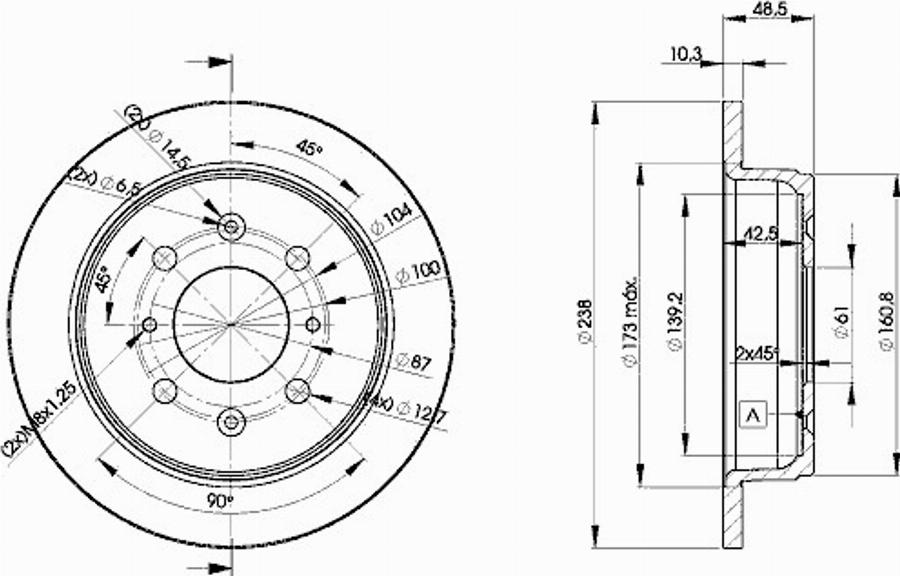 Icer 78BD1703 - Тормозной диск unicars.by