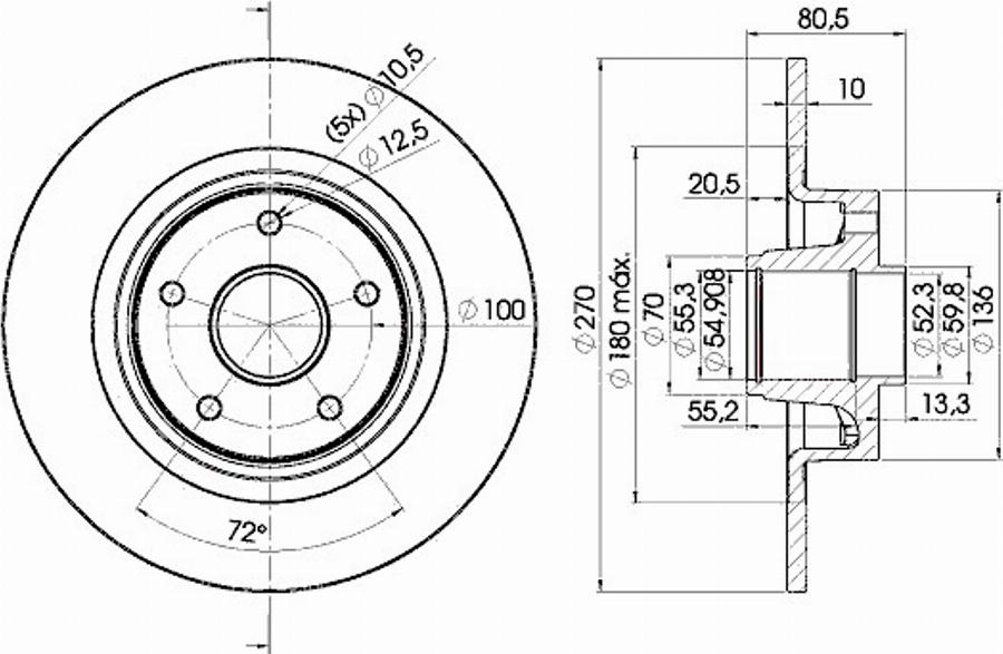 Icer 78BD7898 - Дисковый тормозной механизм, комплект unicars.by