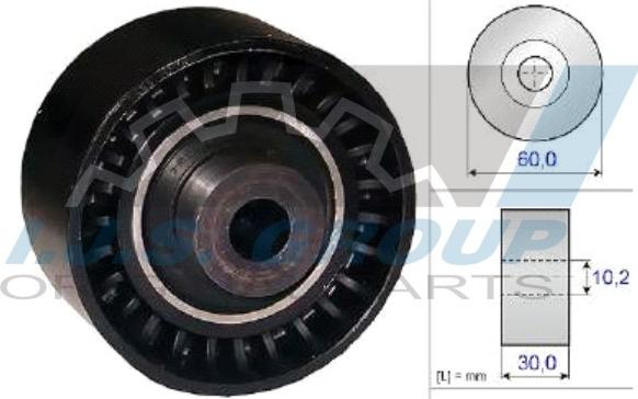 IJS GROUP 93-1988 - Направляющий ролик, зубчатый ремень ГРМ unicars.by