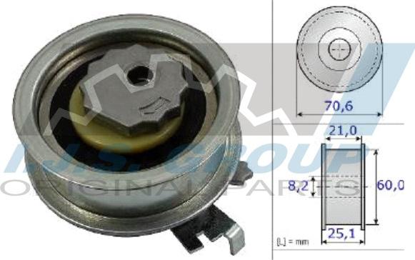 IJS GROUP 93-1871 - Натяжной ролик, зубчатый ремень ГРМ unicars.by