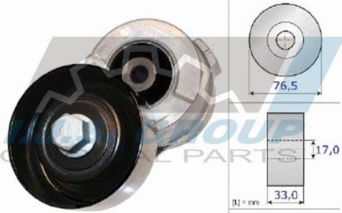 IJS GROUP 93-2402 - Натяжитель, поликлиновый ремень unicars.by