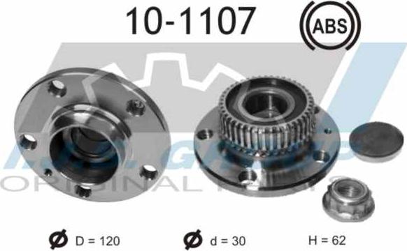 IJS GROUP 10-1107 - Комплект подшипника ступицы колеса unicars.by