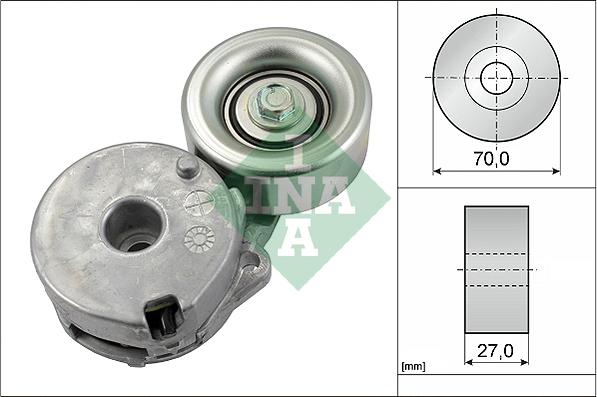 INA 534 0442 10 - Натяжитель, поликлиновый ремень unicars.by