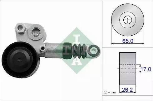 INA 534 0436 10 - Натяжитель, поликлиновый ремень unicars.by