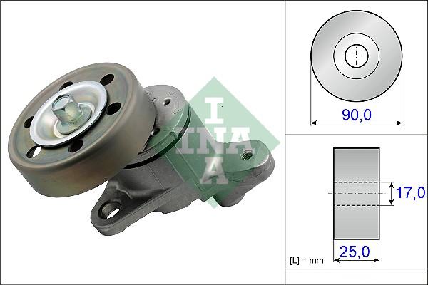 INA 534 0437 10 - Натяжитель, поликлиновый ремень unicars.by