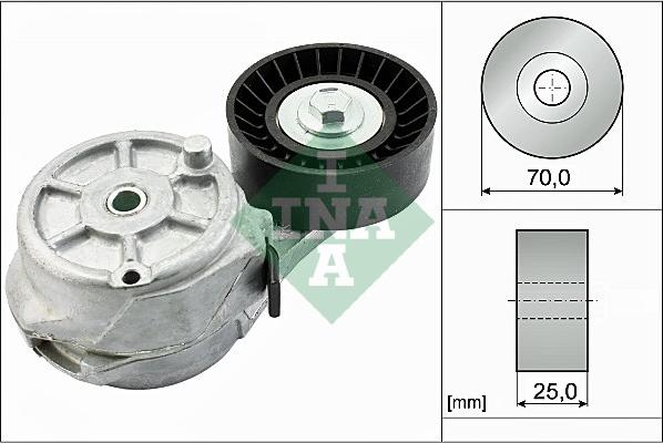 INA 534 0547 10 - Натяжитель, поликлиновый ремень unicars.by