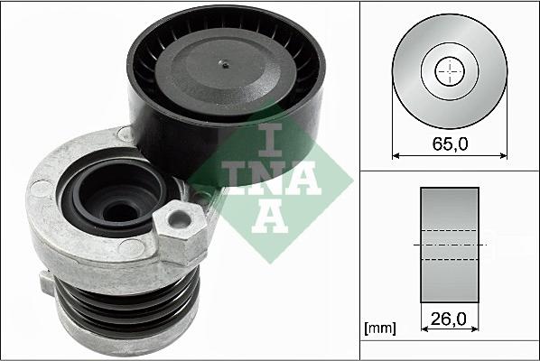 INA 534 0551 10 - Натяжитель, поликлиновый ремень unicars.by