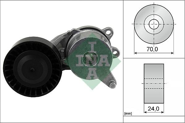 INA 534 0553 10 - Натяжитель, поликлиновый ремень unicars.by